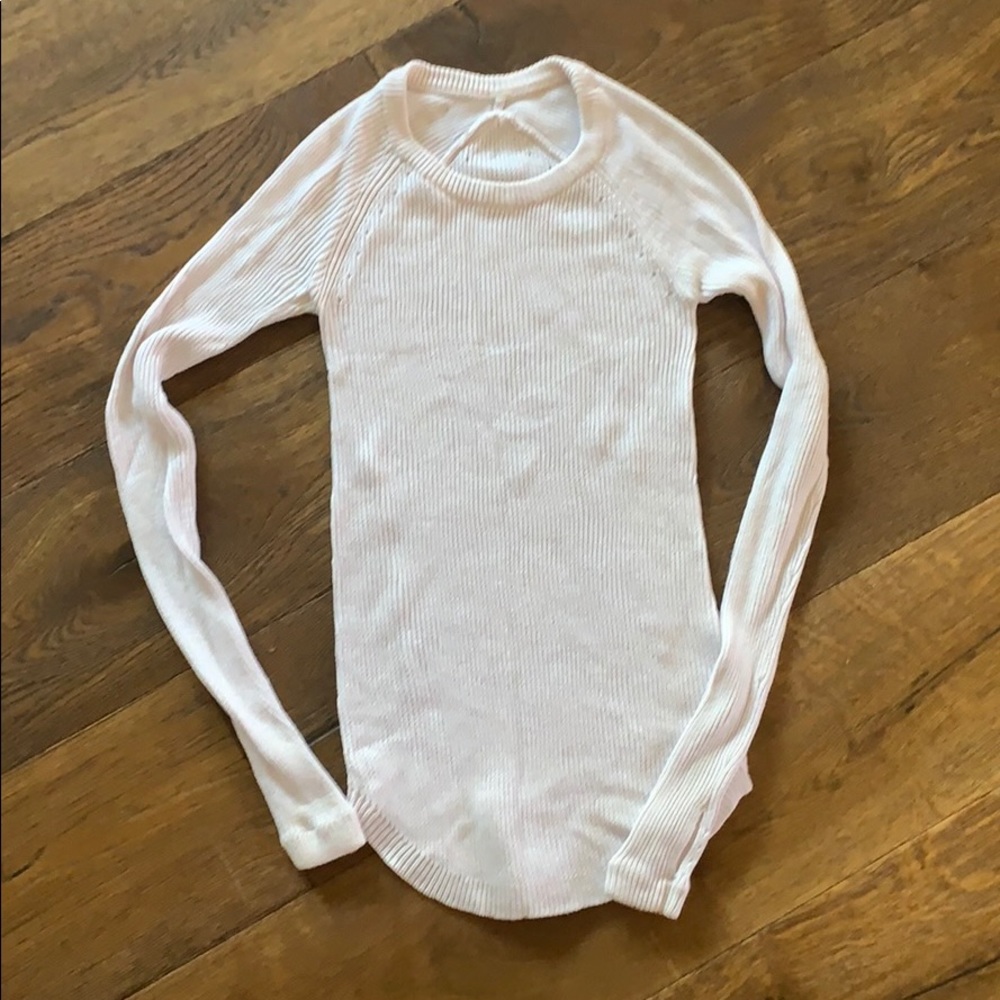 Light pink Lululemon sweater